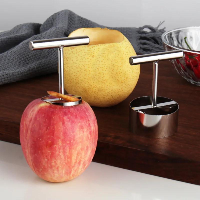 304 Stainless Steel Apple Stewed Rock Sugar Pear Large Core Puller Fruit Core Hole Digger Remover Kitchen Gadgets